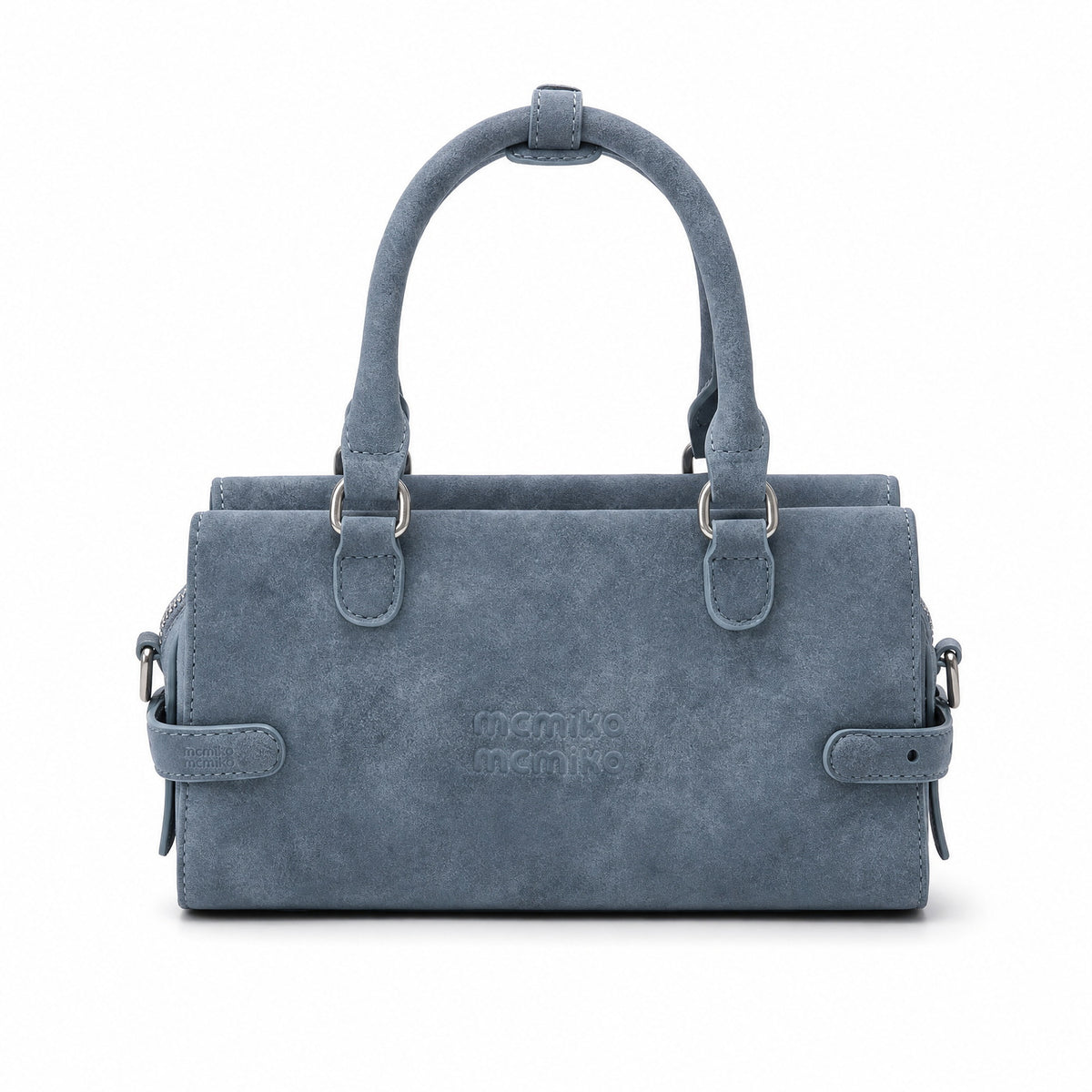 Mcmiko Baobao Candy Box Bag, denim blue, studio view