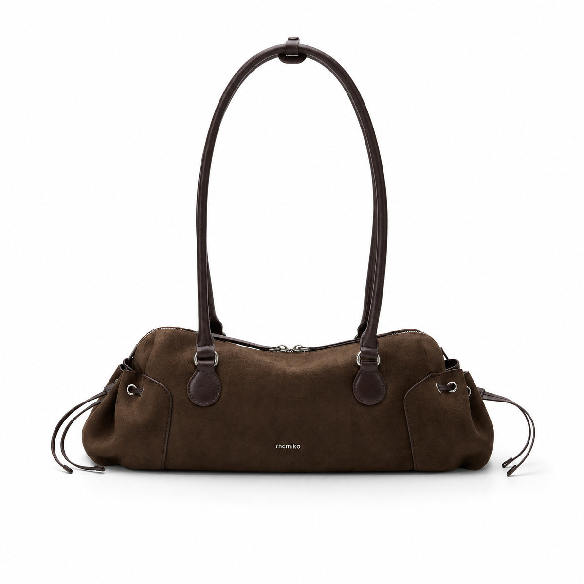 Mcmiko Candy Baguette Bag, cocoa brown, studio view